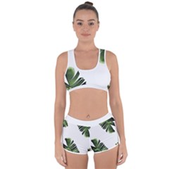 Green Banana Leaves Racerback Boyleg Bikini Set by goljakoff