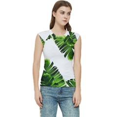 Banana Leaves Women s Raglan Cap Sleeve Tee by goljakoff