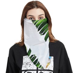 Banana Leaves Face Covering Bandana (triangle) by goljakoff