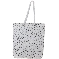 Rain  Full Print Rope Handle Tote (large) by Sobalvarro