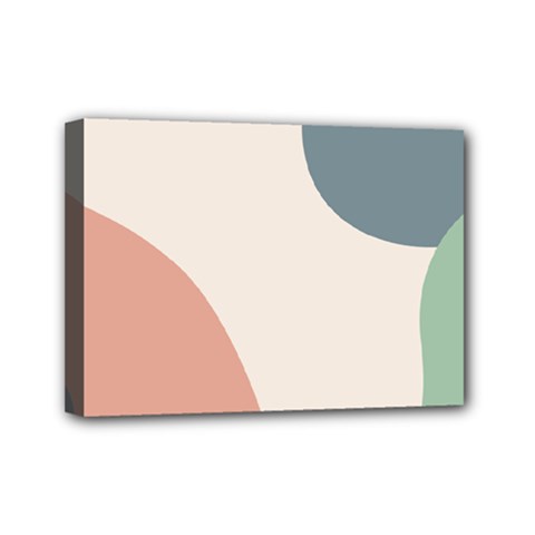 Abstract Shapes  Mini Canvas 7  X 5  (stretched) by Sobalvarro