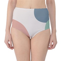 Abstract Shapes  Classic High-waist Bikini Bottoms by Sobalvarro