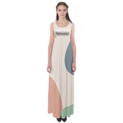 Abstract Shapes  Empire Waist Maxi Dress by Sobalvarro