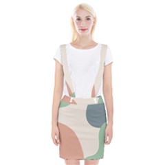 Abstract Shapes  Braces Suspender Skirt by Sobalvarro