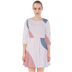 Abstract Shapes  Smock Dress by Sobalvarro