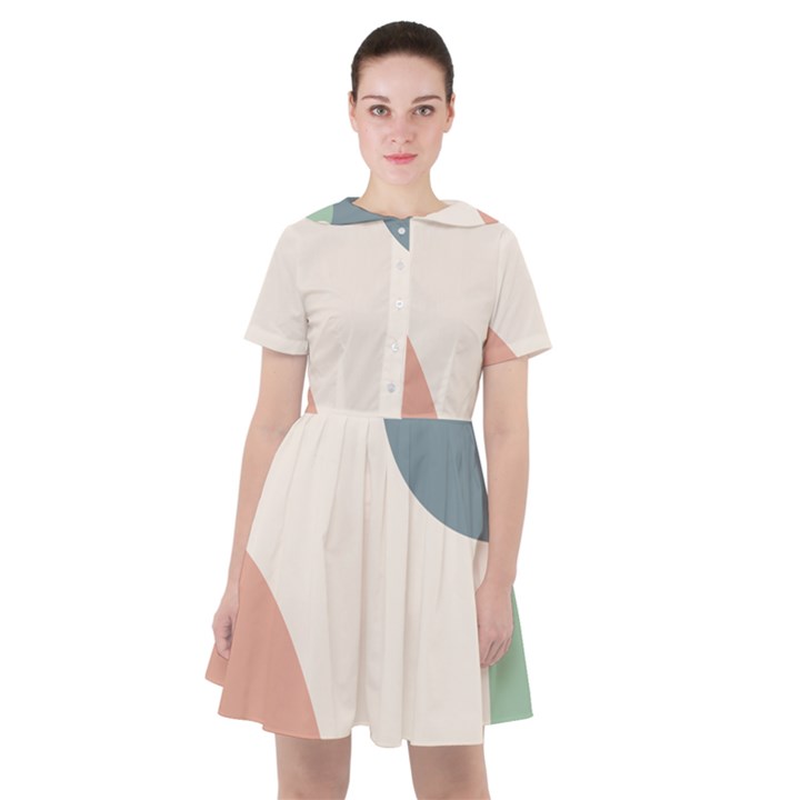 Abstract shapes  Sailor Dress