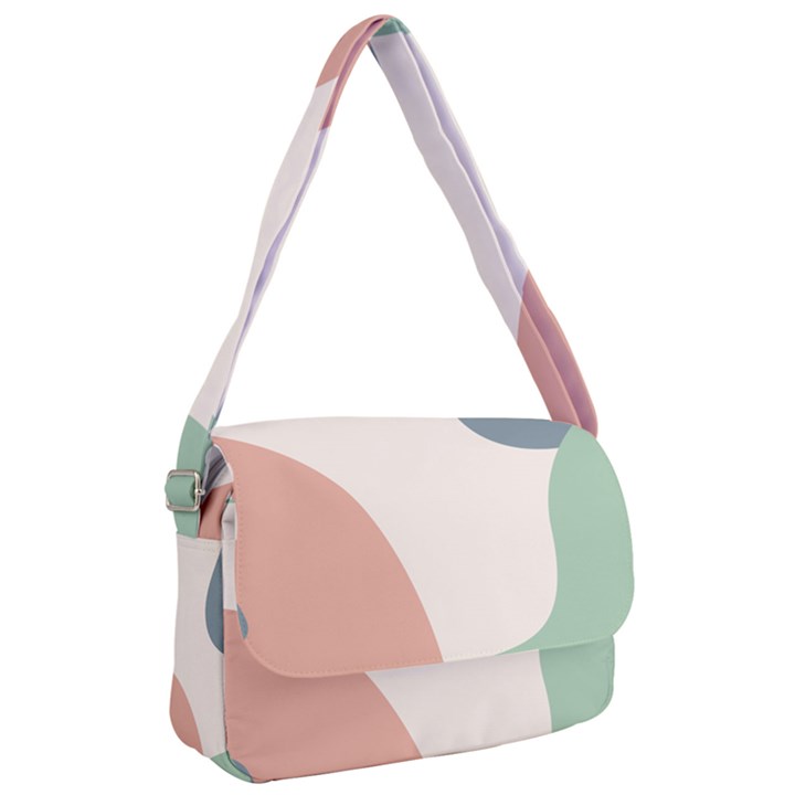 Abstract shapes  Courier Bag