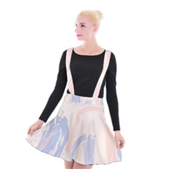 Marble Stains  Suspender Skater Skirt by Sobalvarro