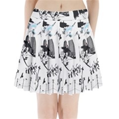 Skater-underground Pleated Mini Skirt by PollyParadise