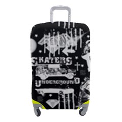 Skater-underground2 Luggage Cover (small) by PollyParadise