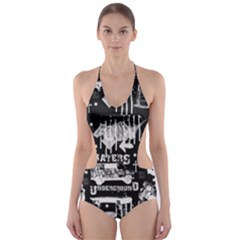 Skater-underground2 Cut-out One Piece Swimsuit