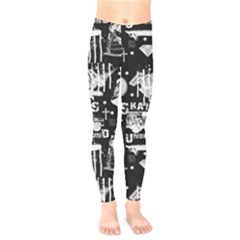 Skater-underground2 Kids  Leggings by PollyParadise