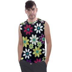 Flowerpower Men s Regular Tank Top by PollyParadise