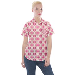 Pinkshabby Women s Short Sleeve Pocket Shirt