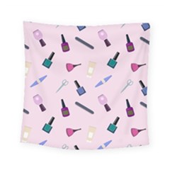 Accessories For Manicure Square Tapestry (small) by SychEva