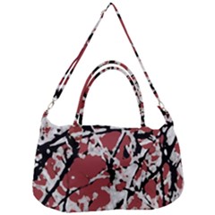 Vibrant Abstract Textured Artwork Print Removal Strap Handbag