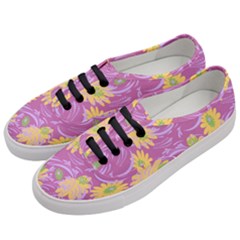 Folk Floral Pattern  Abstract Flowers Surface Design  Seamless Pattern Women s Classic Low Top Sneakers by Eskimos