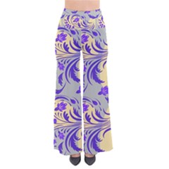 Folk floral pattern. Abstract flowers surface design. Seamless pattern So Vintage Palazzo Pants