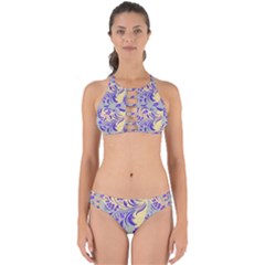 Folk floral pattern. Abstract flowers surface design. Seamless pattern Perfectly Cut Out Bikini Set