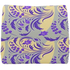 Folk floral pattern. Abstract flowers surface design. Seamless pattern Seat Cushion