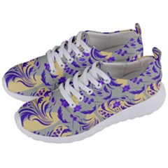 Folk floral pattern. Abstract flowers surface design. Seamless pattern Men s Lightweight Sports Shoes