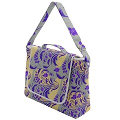 Folk floral pattern. Abstract flowers surface design. Seamless pattern Box Up Messenger Bag