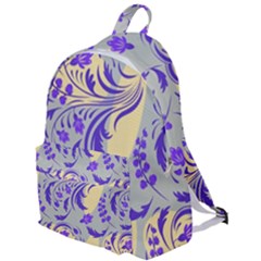 Folk floral pattern. Abstract flowers surface design. Seamless pattern The Plain Backpack