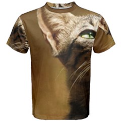 Cat 5mb Center Left Men s Cotton Tee by 2853937