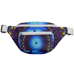 Blue Violet Midnight Sun Mandala Boho Hipppie Fanny Pack