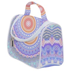 Pretty Pastel Boho Hippie Mandala Satchel Handbag by CrypticFragmentsDesign