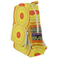 Neon Calliope Kaleidoscope Mandala Travelers  Backpack
