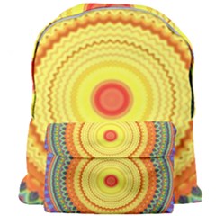 Neon Calliope Kaleidoscope Mandala Giant Full Print Backpack