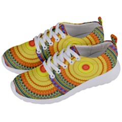 Neon Calliope Kaleidoscope Mandala Men s Lightweight Sports Shoes