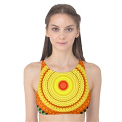 Neon Calliope Kaleidoscope Mandala Tank Bikini Top