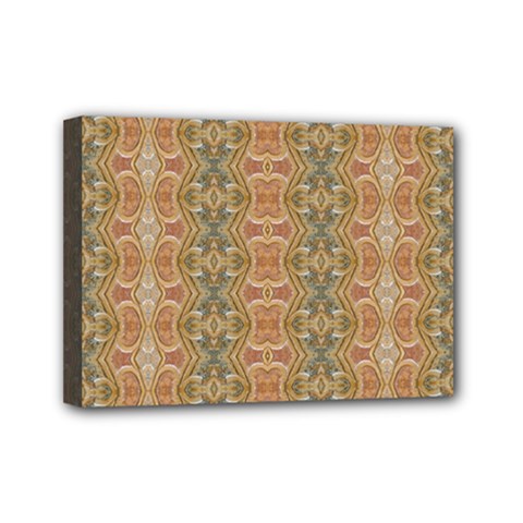 Vintage Ornate Geometric Pattern Mini Canvas 7  X 5  (stretched) by dflcprintsclothing