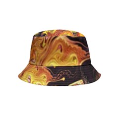 Nebula Starry Night Skies Abstract Art Inside Out Bucket Hat (kids)