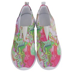 Boho Hippie Trippy Psychedelic Abstract Hot Pink Lime Green No Lace Lightweight Shoes by CrypticFragmentsDesign