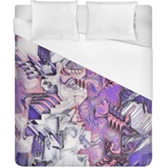 Blooming Lilacs Spring Garden Abstract Duvet Cover (california King Size) by CrypticFragmentsDesign