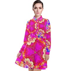 Newdesign Long Sleeve Chiffon Shirt Dress by LW41021