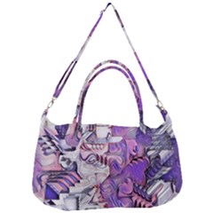 Blooming Lilacs Spring Garden Abstract Removal Strap Handbag