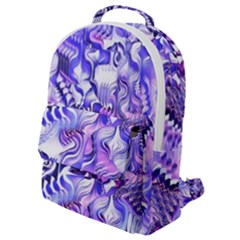 Weeping Wisteria Fantasy Gardens Pastel Abstract Flap Pocket Backpack (small) by CrypticFragmentsDesign