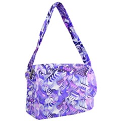 Weeping Wisteria Fantasy Gardens Pastel Abstract Courier Bag by CrypticFragmentsDesign