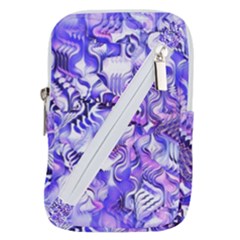Weeping Wisteria Fantasy Gardens Pastel Abstract Belt Pouch Bag (small) by CrypticFragmentsDesign