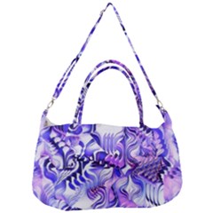 Weeping Wisteria Fantasy Gardens Pastel Abstract Removal Strap Handbag by CrypticFragmentsDesign