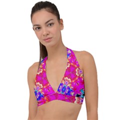 Newdesign Halter Plunge Bikini Top