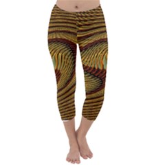 Golden Sands Capri Winter Leggings  by LW41021