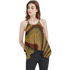 Golden Sands Flowy Camisole Tank Top by LW41021