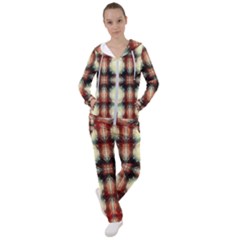 Royal Plaid  Women s Tracksuit by LW41021