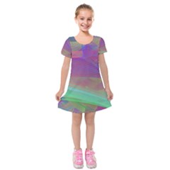 Color Winds Kids  Short Sleeve Velvet Dress by LW41021