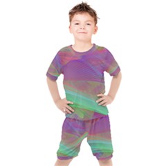Color Winds Kids  Tee And Shorts Set by LW41021